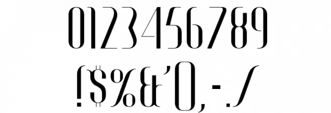 Botanic Font OTHER CHARS