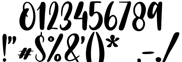 Botanical Flourish - Personal U Font OTHER CHARS
