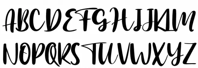 Botanical Flourish - Personal U Шрифта ВЕРХНИЙ