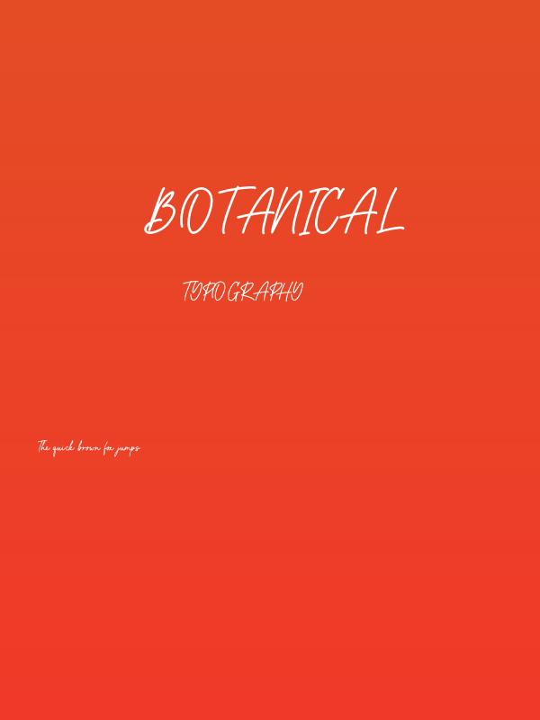 Botanical Poster