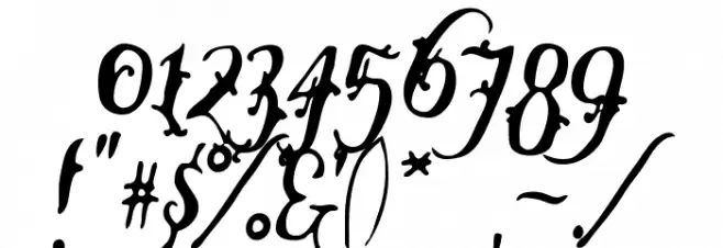 Botanink Font OTHER CHARS