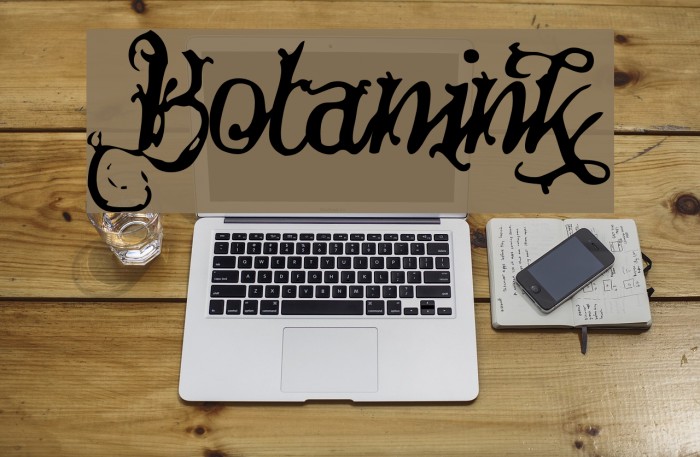 Botanink フォント examples