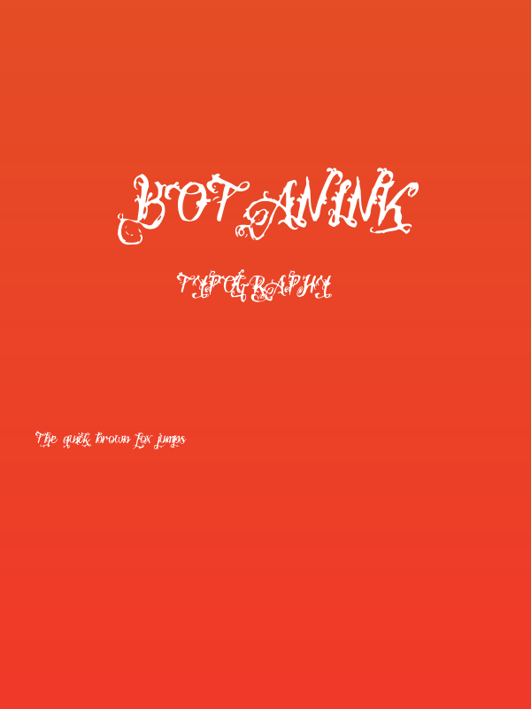 Botanink Poster