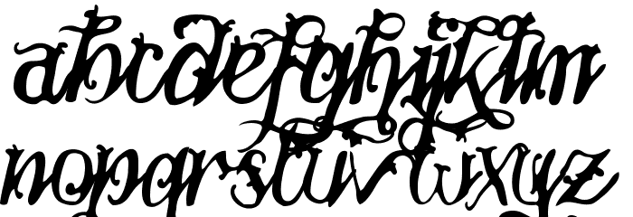 Botanink フォント 小文字