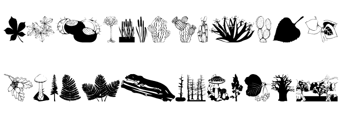 BotanishAndRelatives Font LOWERCASE