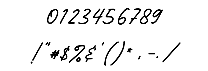 Botanity Font OTHER CHARS