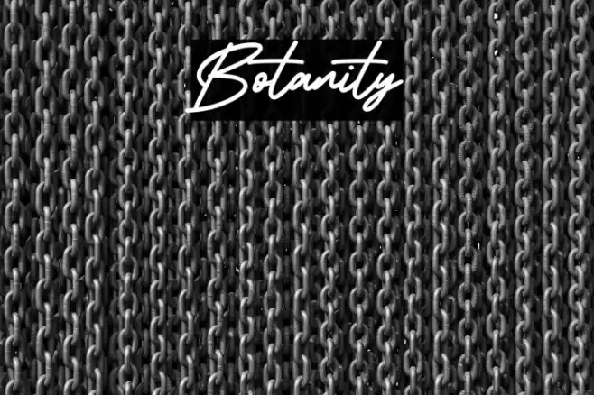 Botanity フォント examples