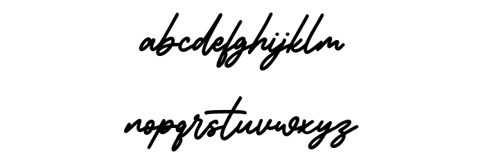 Botanity Font LOWERCASE