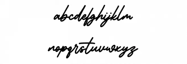 Botanity Font LOWERCASE