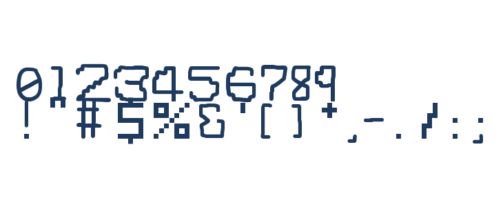 Boten Anna Regular Other Characters