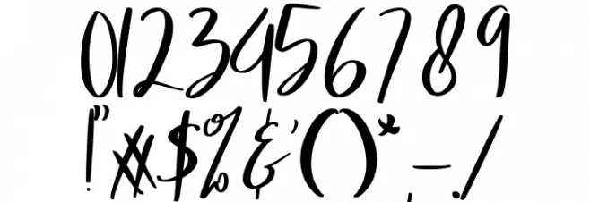 Both Bottle Font OTHER CHARS