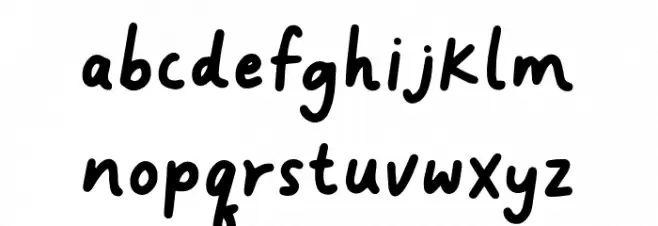 Both Ways 字体 小写