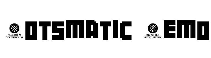 Botsmatic Demo Шрифта