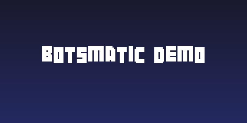 Botsmatic Demo Social Header
