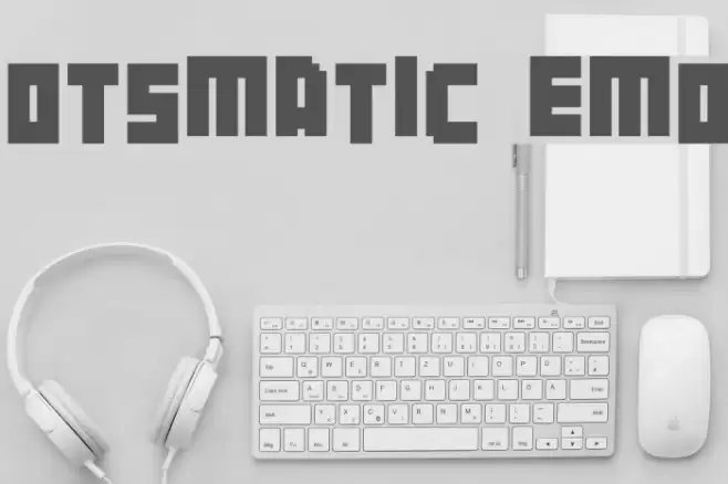 Botsmatic Demo Шрифта examples