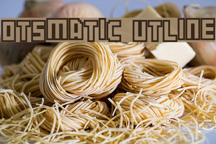 Botsmatic Outline Font examples