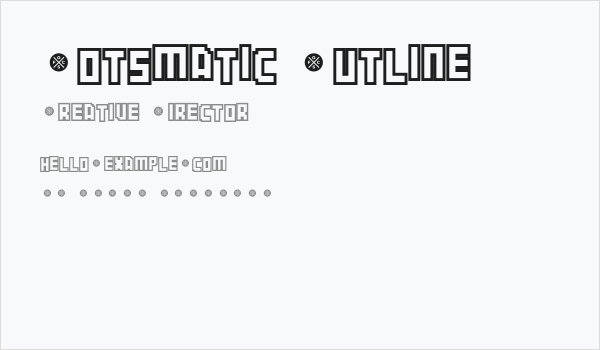 Botsmatic Outline Business Card