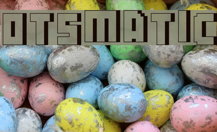 Botsmatic3D Font examples