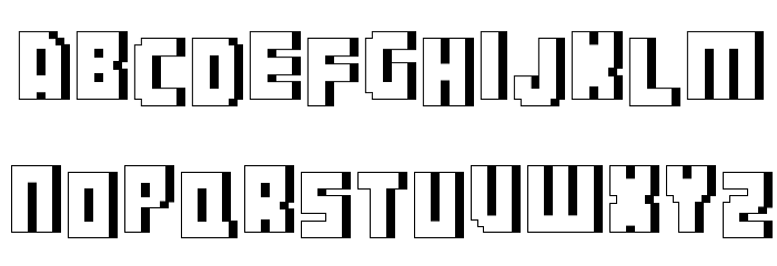 Botsmatic3D Font LOWERCASE