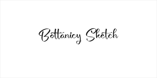 Bottanicy Sketch Logo