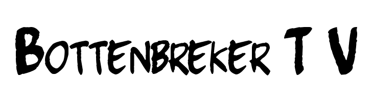 Bottenbreker T.V.  नि: शुल्क फ़ॉन्ट्स डाउनलोड
