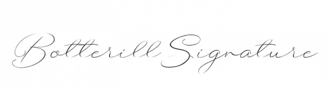 BotterillSignature  Fuentes Gratis Descargar