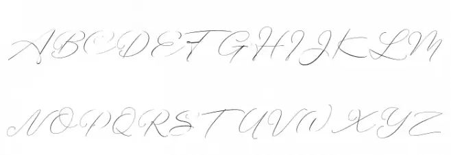 BotterillSignature फ़ॉन्ट अपरकेस