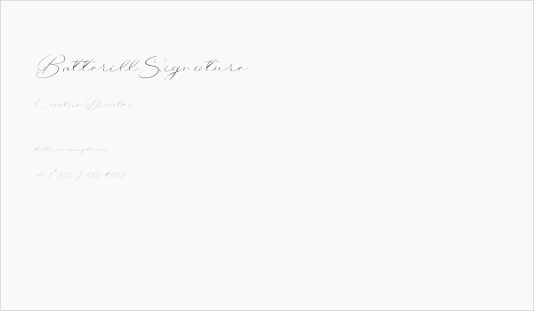 BotterillSignature Business Card