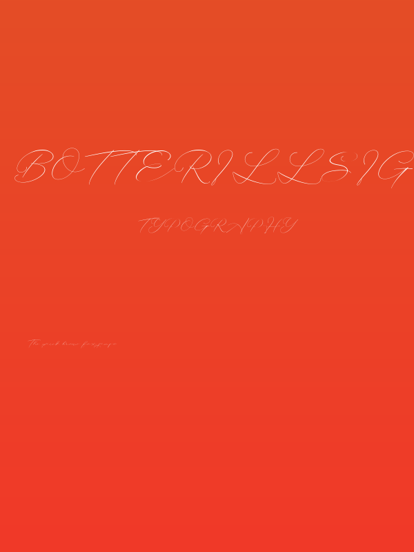 BotterillSignature Poster