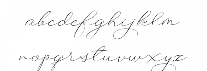 BotterillSignature फ़ॉन्ट लोअरकेस