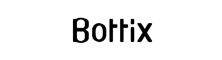 Bottix  フリーフォントのダウンロード