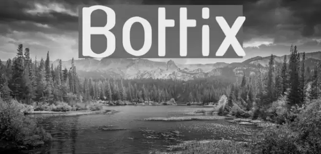 Bottix Font examples