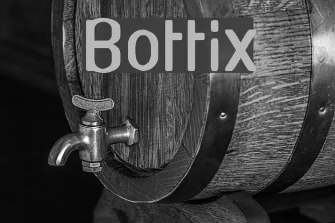 Bottix Font examples