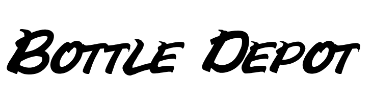 Bottle Depot  Free Fonts Download