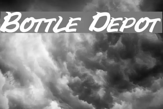 Bottle Depot Font examples