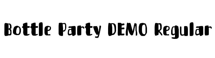 Bottle Party DEMO Regular Font