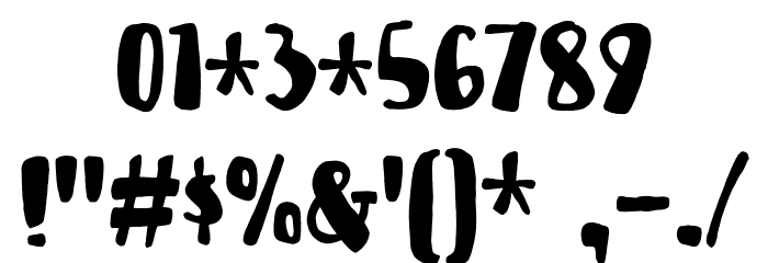 Bottle Party DEMO Regular Font OTHER CHARS