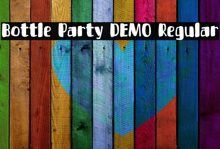 Bottle Party DEMO Regular Font examples