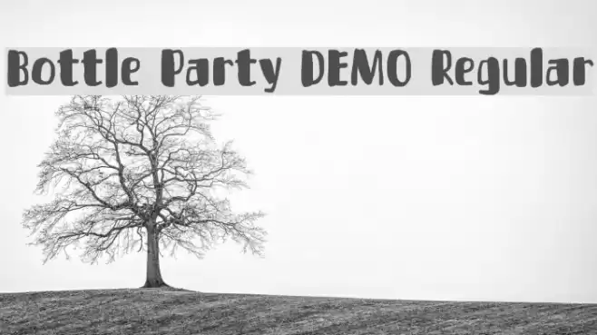 Bottle Party DEMO Regular Font examples