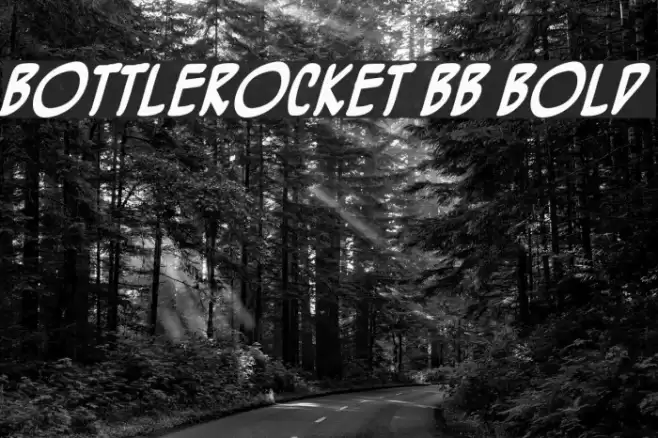 BottleRocket BB Bold Font examples