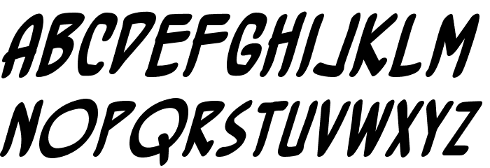 BottleRocket BB Bold Font LOWERCASE