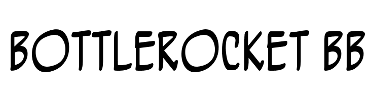 BottleRocket BB  font caratteri gratis