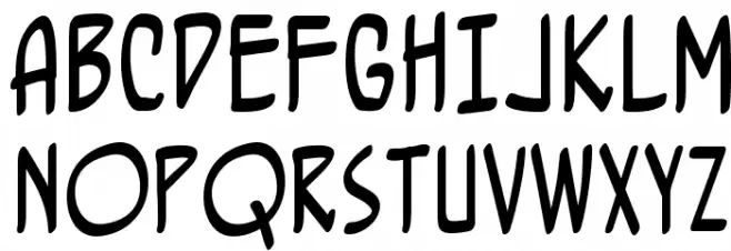 BottleRocket BB Font Litere mari