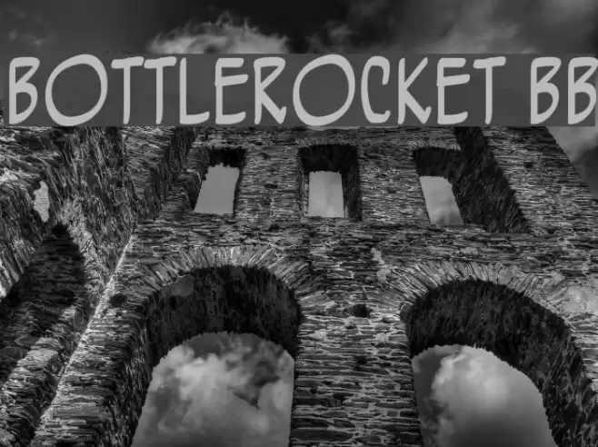 BottleRocket BB Font examples