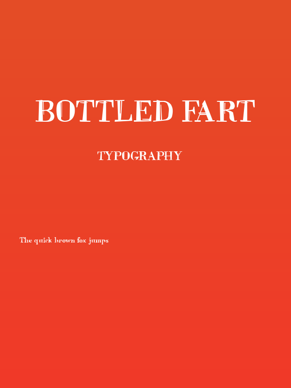 Bottled Fart Poster
