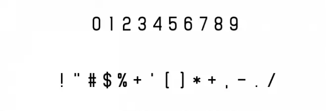 Bottled It Central Font OTHER CHARS