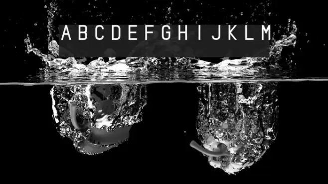 Bottled It Central Font examples