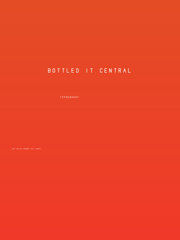 Bottled It Central Poster