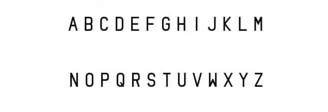 Bottled It Central Font LOWERCASE