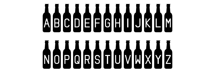 Bottled It Font LOWERCASE